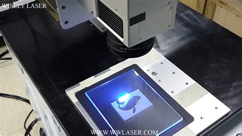 Glass Deep Engraving Uv Laser Marking Machine Wisely Laser Youtube