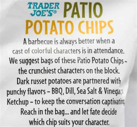 Trader Joes Patio Potato Chips