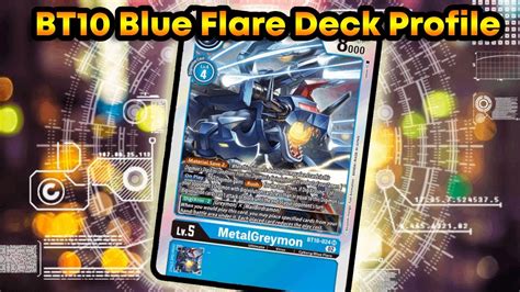 Digimon TCG Blue Flare Deck Profile English BT10 Xros Encounter