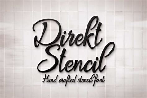 25 Stencil Fonts For Creative Projects Free And Paid Creative Fabrica