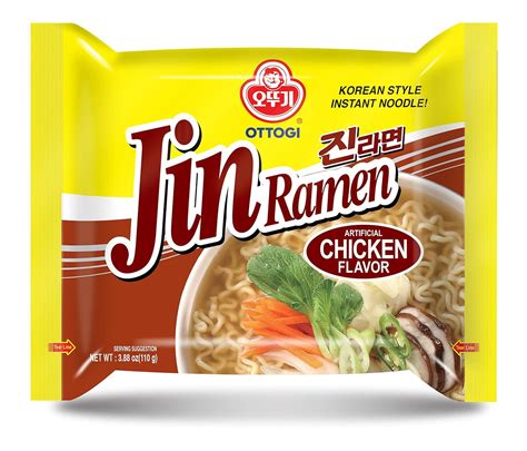 Jin Ramen Chicken Flavor Korean Noodle Best Tasting Soup And Noodles