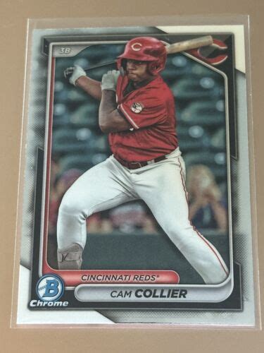 Cam Collier 2024 Bowman Chrome Prospects BCP 13 Cincinnati Reds