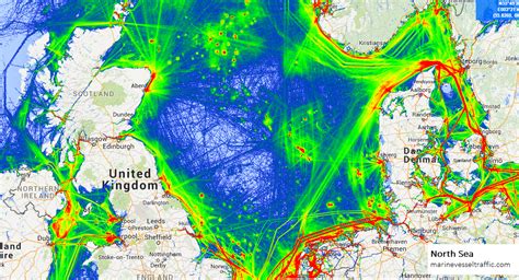 CARGO SHIPS In NORTH SEA