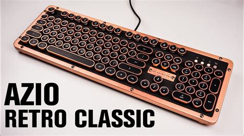 Azio Retro Classic Mechanical Keyboard Youtube