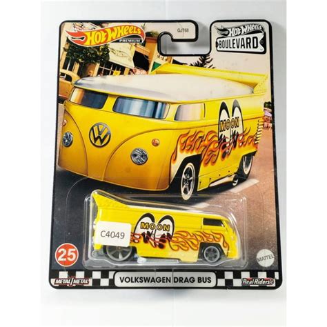 Jual Hot Wheels Boulevard Volkswagen Drag Bus Moon Eyes Ban Karet Shopee Indonesia