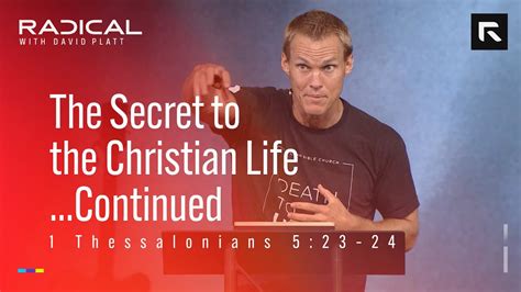 The Story Of Scripture The Secret To The Christian Lifecontinued