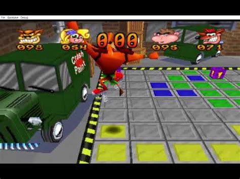 Crash Bash PSX Part 32 Warp Room 4 2 3 Platinum Relic