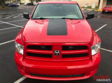 Dodge Ram 1500 Hood Stripes Auto Vinyl Graphics 3m Decals And Oem