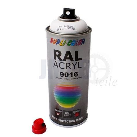 Dupli Color Sprühdose RAL 9016 Verkehrsweiß 400ML JMPB Teile