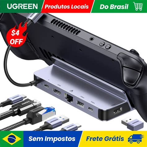 Ugreen Usb C Tipo C Da Esta O De Ancoragem Para Hdmi K Hz Rj Pd W