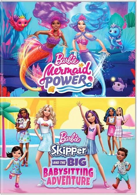 Barbie Double Feature Barbie Mermaid Power Barbie Skipper And The