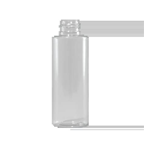 4 Oz Clear PVC Plastic Cylinder Bottle 24 410 Neck Illing Packaging