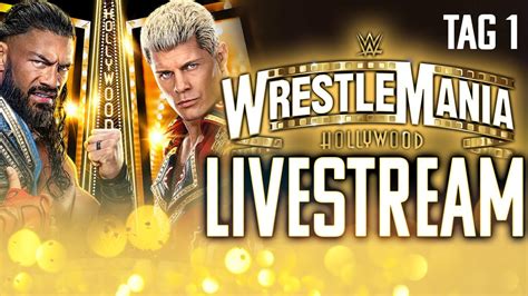 Let S Play Wwe K Livestream Vom Wrestlemania