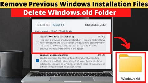 How To Delete Windows Old Windows 11