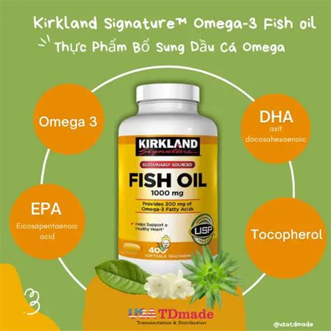 D U C Kirkland Signature Omega Fish Oil