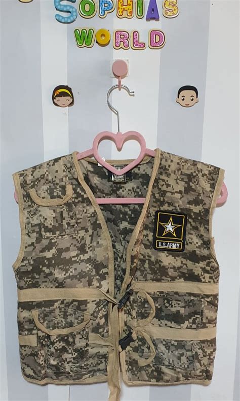 Army vest career costume on Carousell