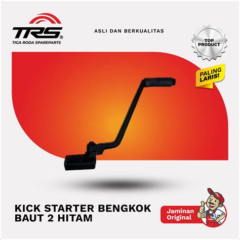 Jual Trs Kick Starter Bengkok Baut Dua Hitam Pedal Kik Stater Motor