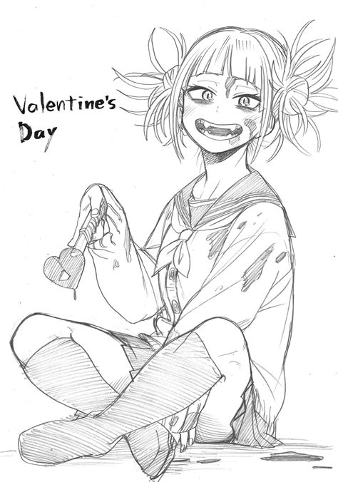 Himiko Toga Happy Valentines Day My Hero Academia 堀越耕平 キャラクター