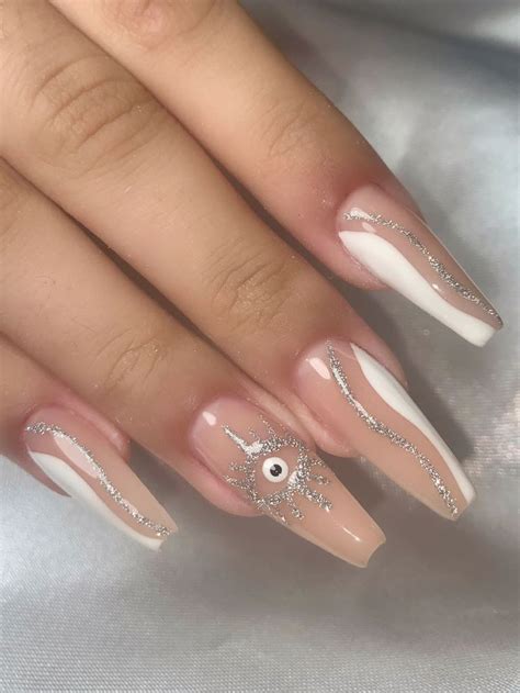 Nail Art Olho Grego Nailsdelara Unhas Unhas Curvadas Unhas