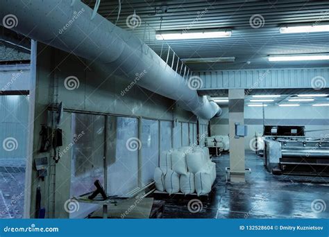 Flexible, Fabric, Pvc, Ductwork,,ventilation,industrial, Duct Stock Photo - Image of climate ...