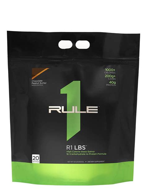 Rule 1 Lbs Mass Gainer Protein Pure Nutrition