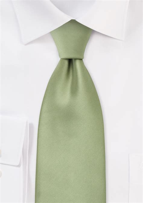 Solid Necktie In Sage Green Light Sage Green Solid Colored Mens Tie