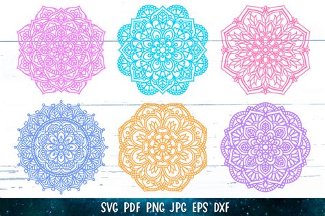 Mandala Bundle Svg Mandala Split Monogram Svg Zentangle By Digital