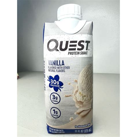 Quest Protein Shake Per Bottle 325ml Chocolate Vanilla Salted Caramel Shopee Philippines