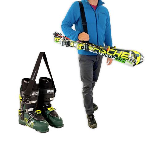 Ski And Boot Carrier Combo Pack Shoulder Straps