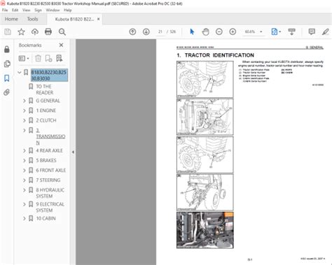 Kubota B1830 B2230 B2530 B3030 Tractor Workshop Manual Pdf Download Heydownloads Manual