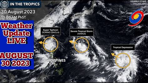 Weather Update Live August Bagyong Goring Super Typhoon