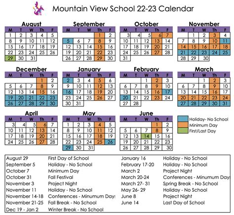 Calendar - Mountain View