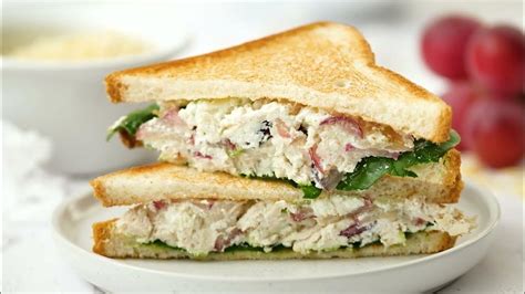 Cottage Cheese Chicken Salad Sandwich Youtube