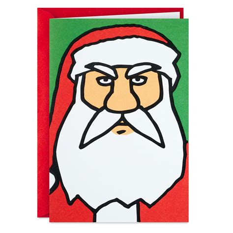 Santa Saw Everything Funny Christmas Card - Greeting Cards - Hallmark