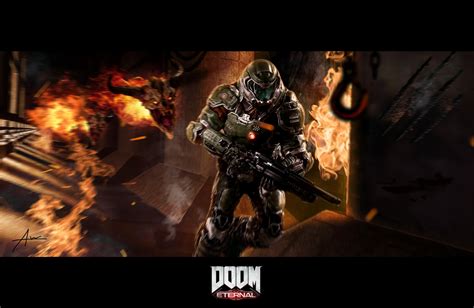 Artstation Doom Eternal Concept Art Desing