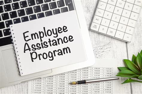 Eap Employee Assistance Program Text And Notepad With Pen Charts And