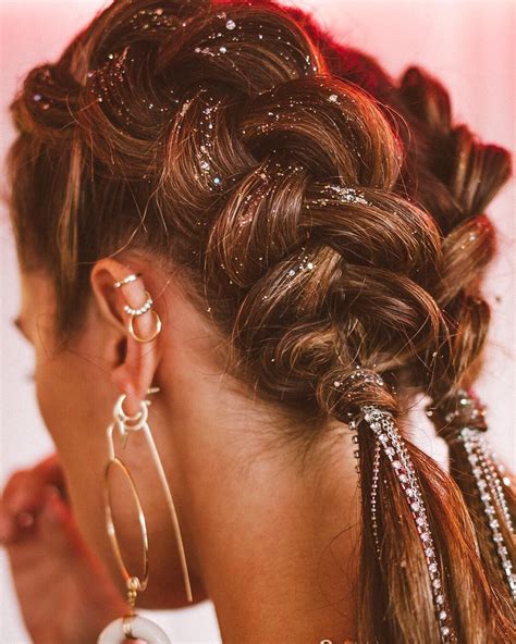 Coachella Hair 2019 Braided Jewels London Ellis Coachella Hair