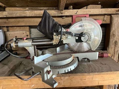 Chicago Electric Compound Slide Miter Saw Model