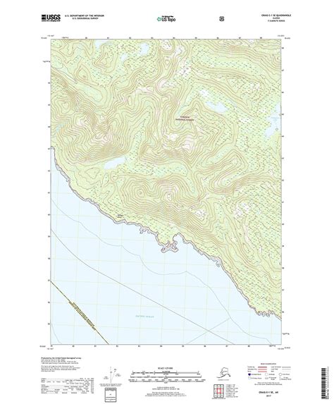 USGS Topo Map: Craig C-1 SE (Southeast Alaska) – Topo Maps – Alaska ...