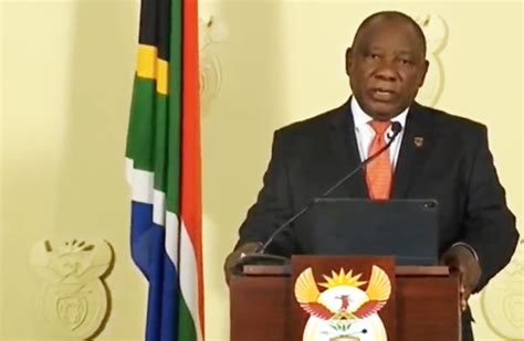 President Ramaphosa Announces Nationwide Lockdown For 21 Days