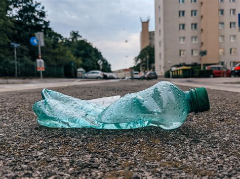 Squished Plastic Water Bottle Thrown On The Ground Flickr