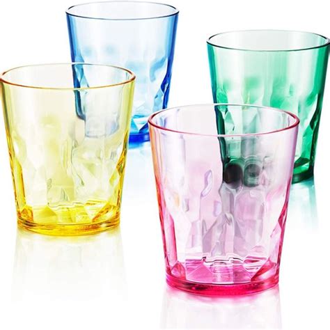 Scandinovia Kitchen Scandinovia 8 Oz Unbreakable Premium Juice Glasses Set Of 4 Tritan