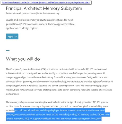 Ogawa Tadashi On Twitter Imec Compute Systems Arch Unit Zetta