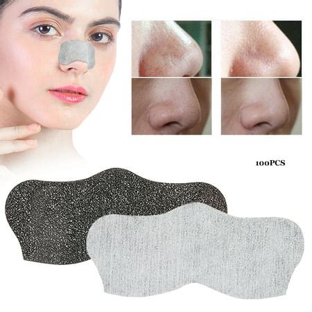 Fyydes Blackhead Removal Mask,100pcs Bamboo Charcoal Acne Blackhead ...