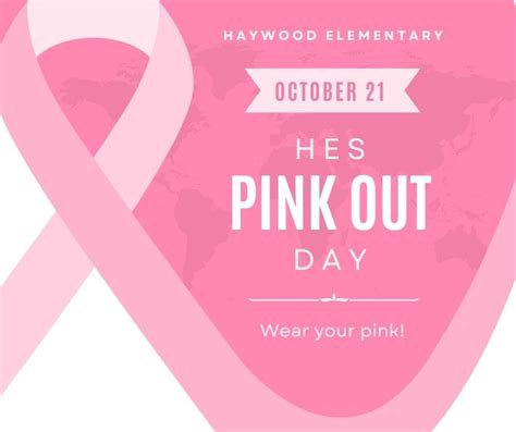 Pink Out Day - HES - Haywood County Schools