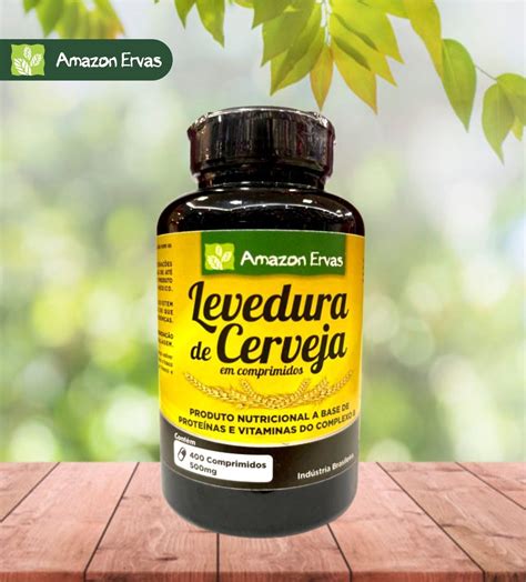 1207 LEVEDURA DE CERVEJA C 400 COMPRIMIDOS DE 500MG Amazon Ervas