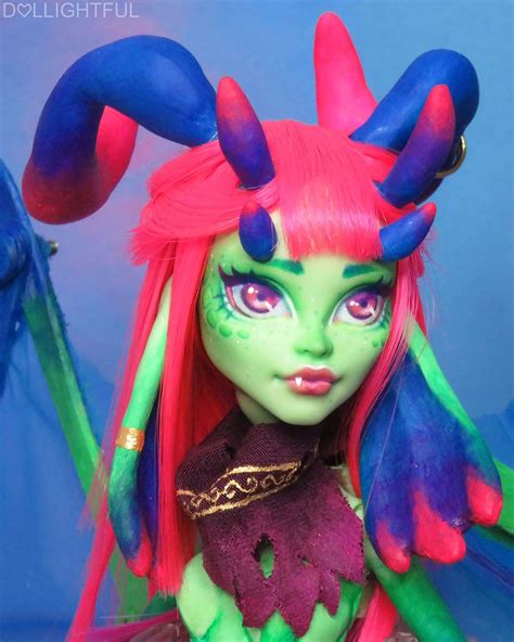 Aurora The Dragon Custom Repaint Ooak Monster High Venus Mcflytrap