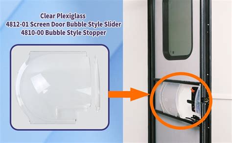 Amazon Clear Plexiglass Screen Door Bubble Style Slider