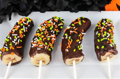 Halloween Frozen Bananas Two Sisters