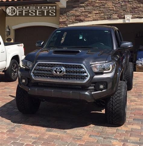 Wheel Offset 2016 Toyota Tacoma Super Aggressive 3 5 Leveling Kit Custom Offsets